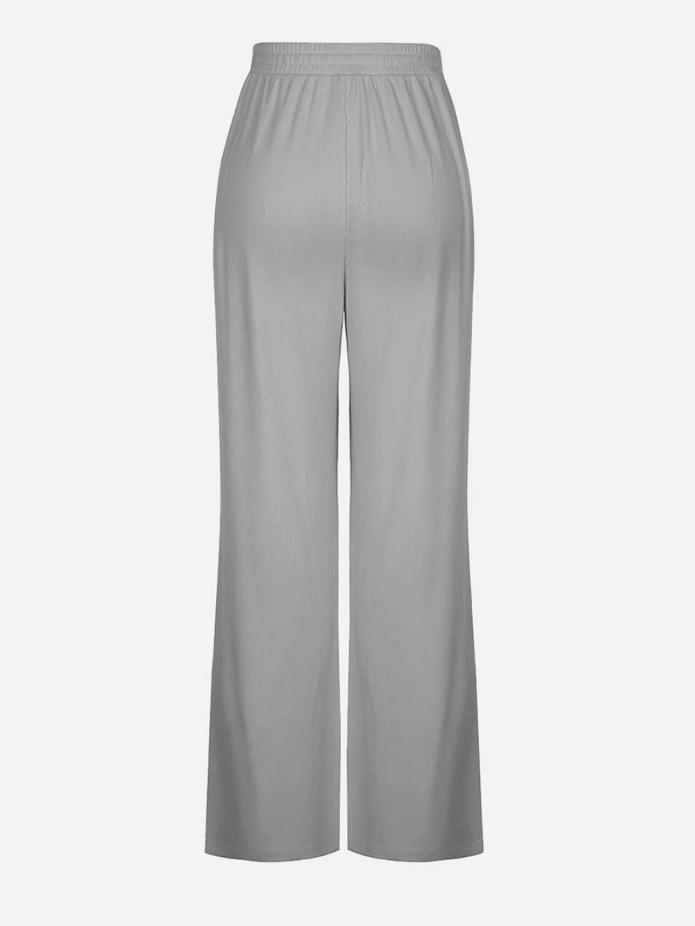 Women Rayon Ribbed Wide Leg Lounge Pants