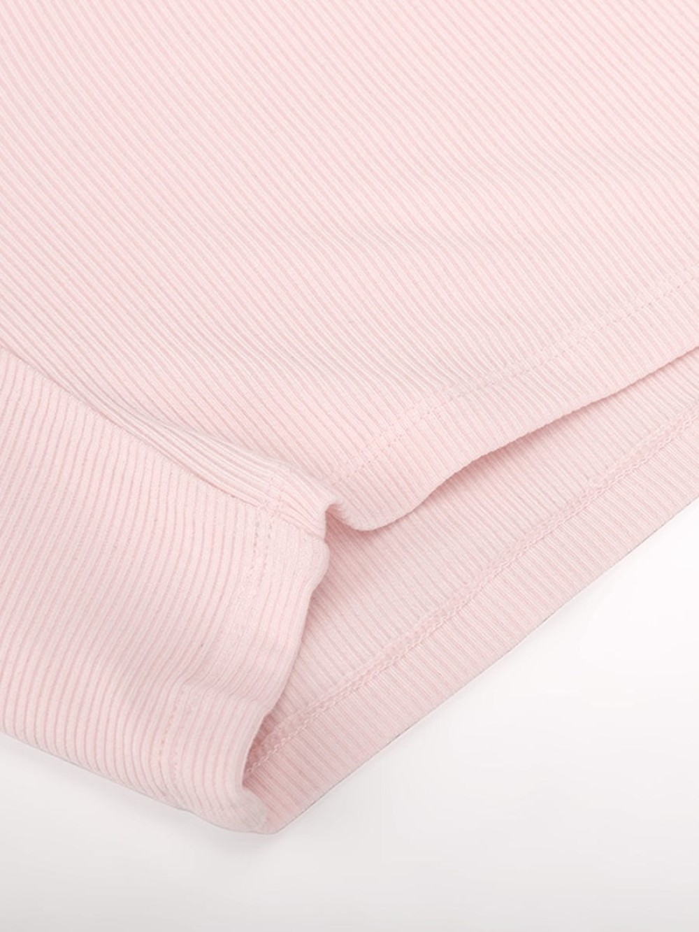 Rayon Ribbed Fitted Boxer Mid Waist Breathable Shorts