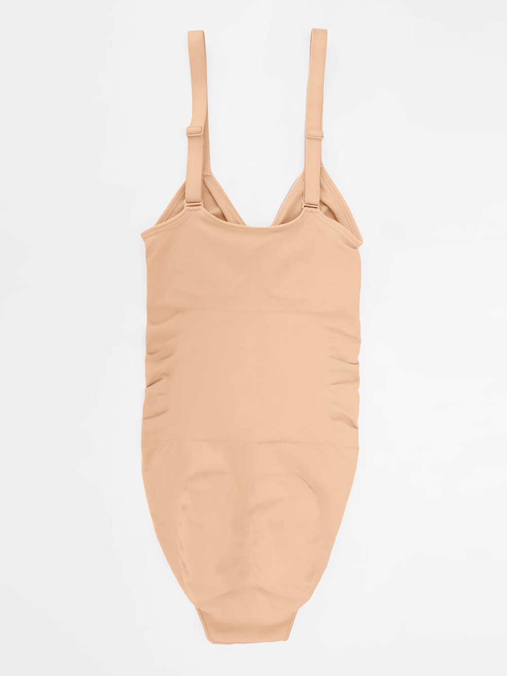 Seamless Chest Support Waist Control Snap Crotch Shapewear Bodysuit