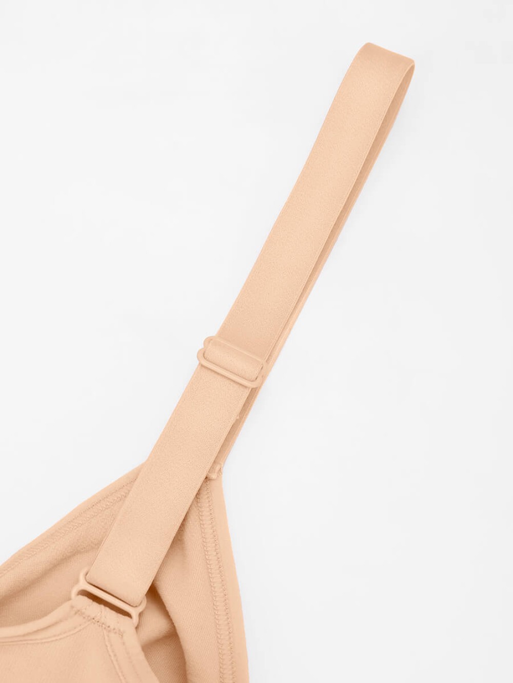 Seamless Chest Support Waist Control Snap Crotch Shapewear Bodysuit