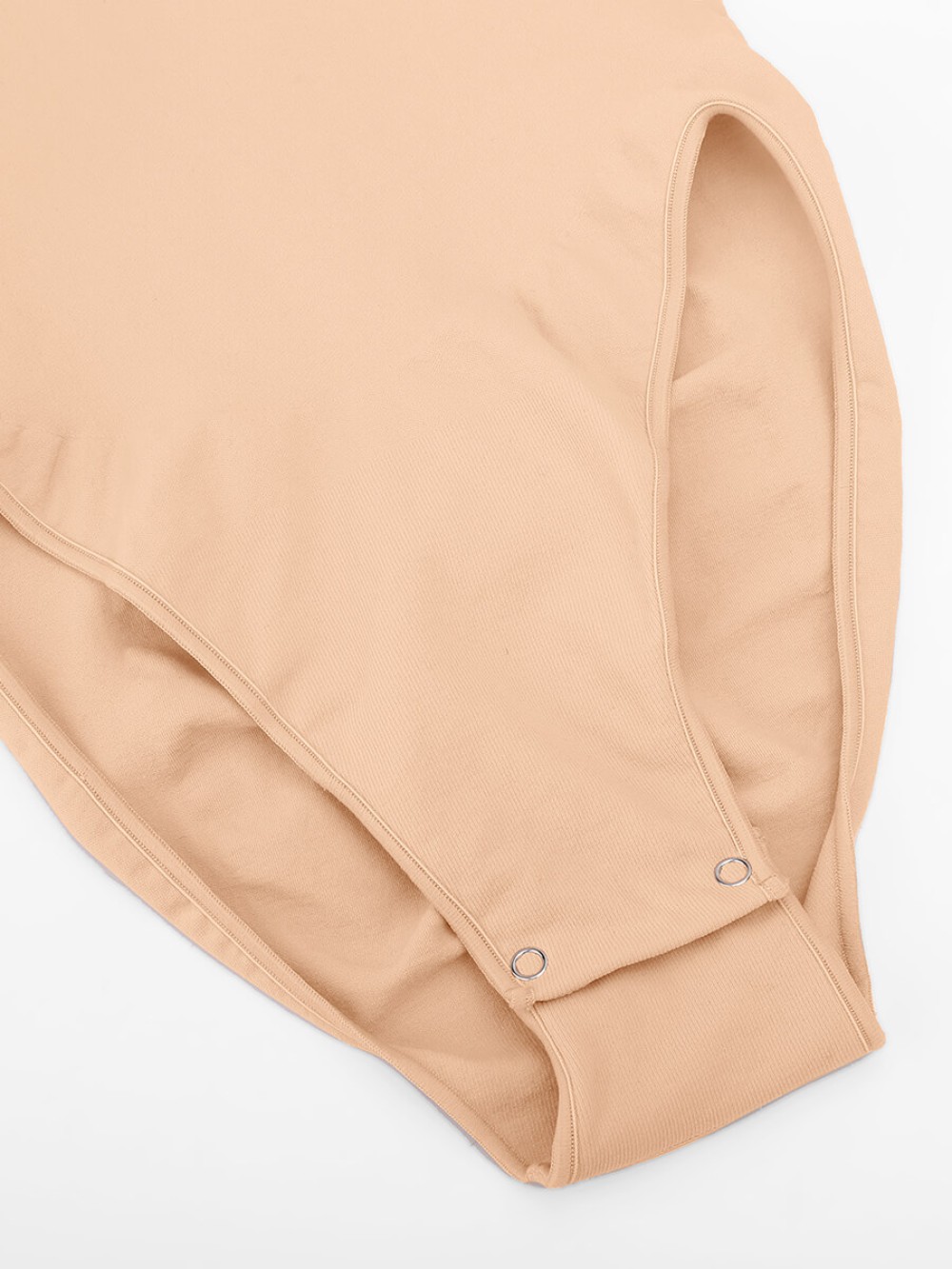 Seamless Chest Support Waist Control Snap Crotch Shapewear Bodysuit