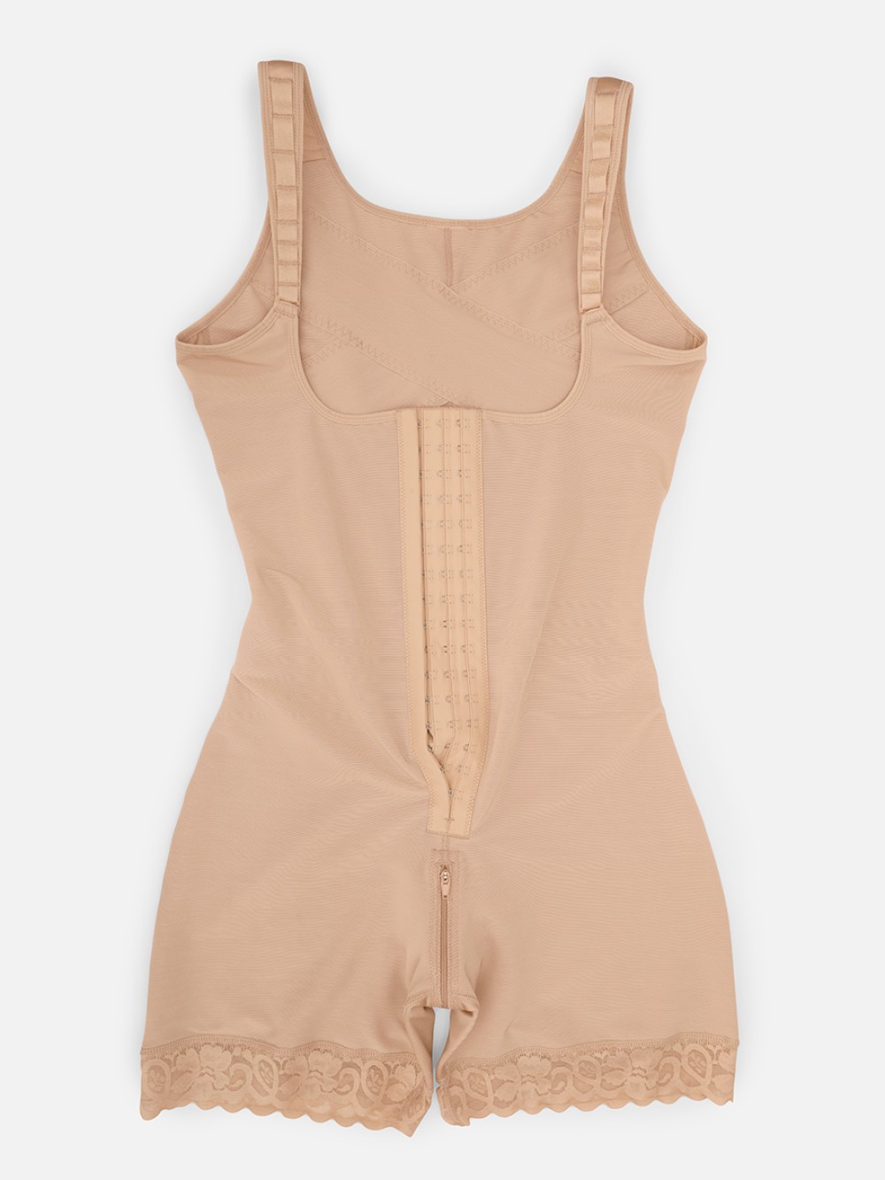 Post-operative U-shaped Bust Support Hard Mesh Butt Lift Body Shaper for Women