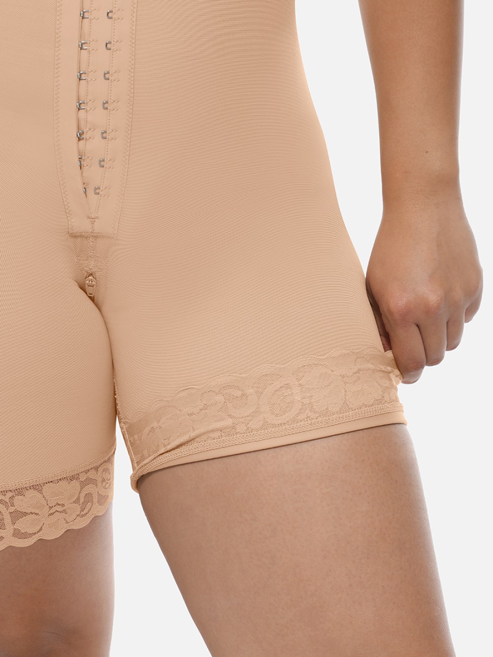 Post-operative U-shaped Bust Support Hard Mesh Butt Lift Body Shaper for Women