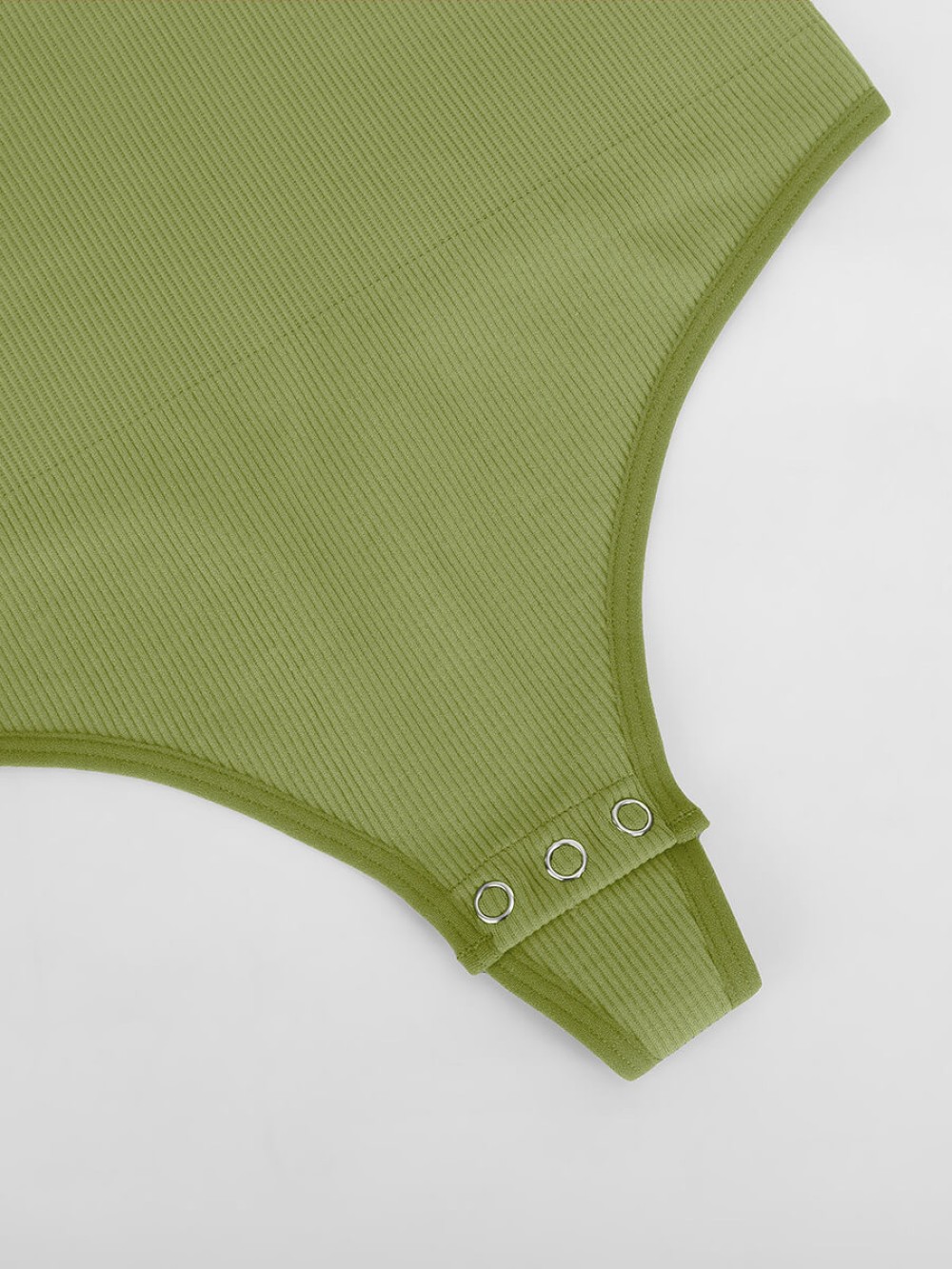 Seamless Ribbed Sexy Waist Tummy Control Thong Bodysuit