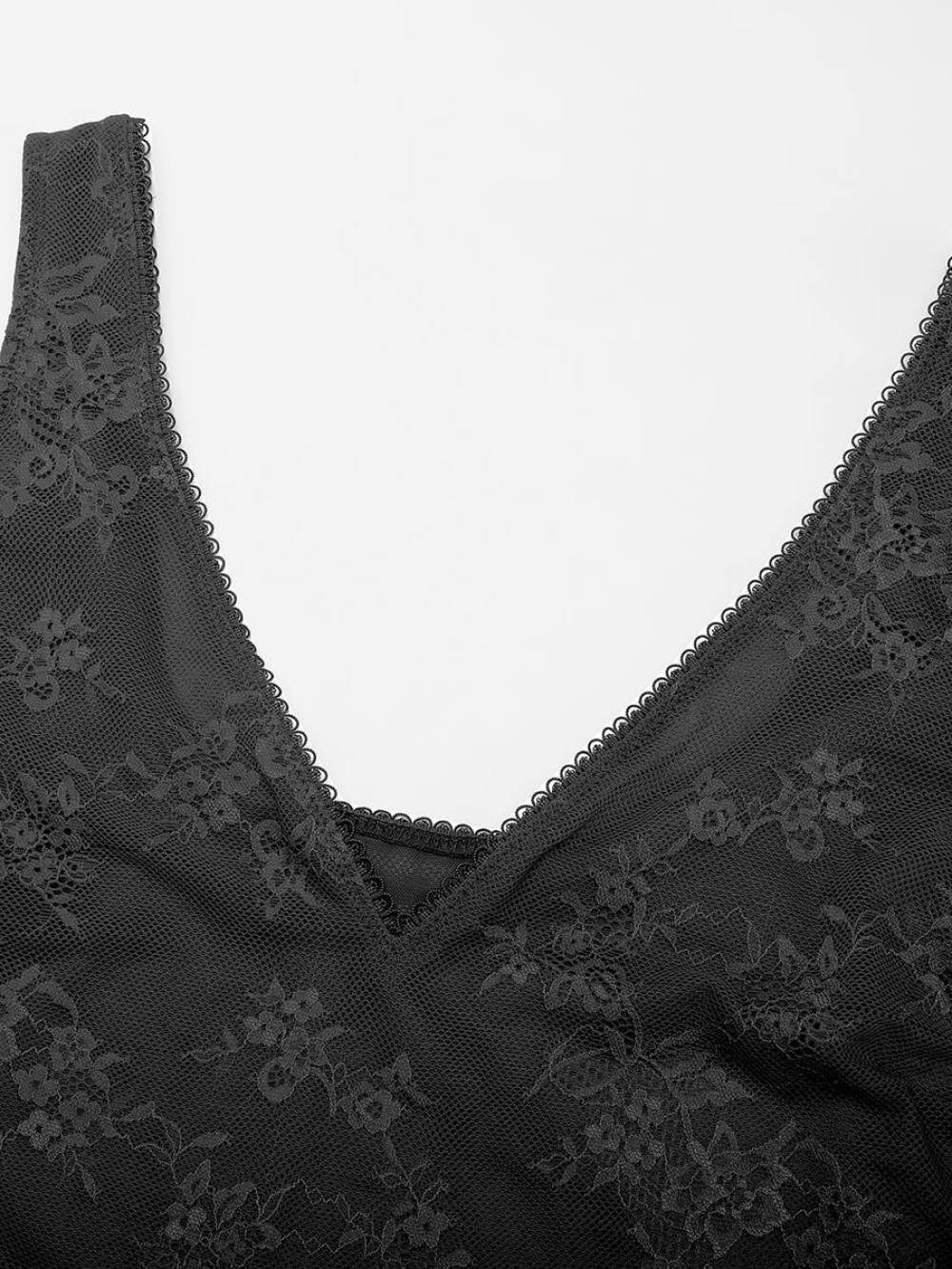 Sexy Seamless Deep V-Neck Lace Shaping Thong Bodysuit