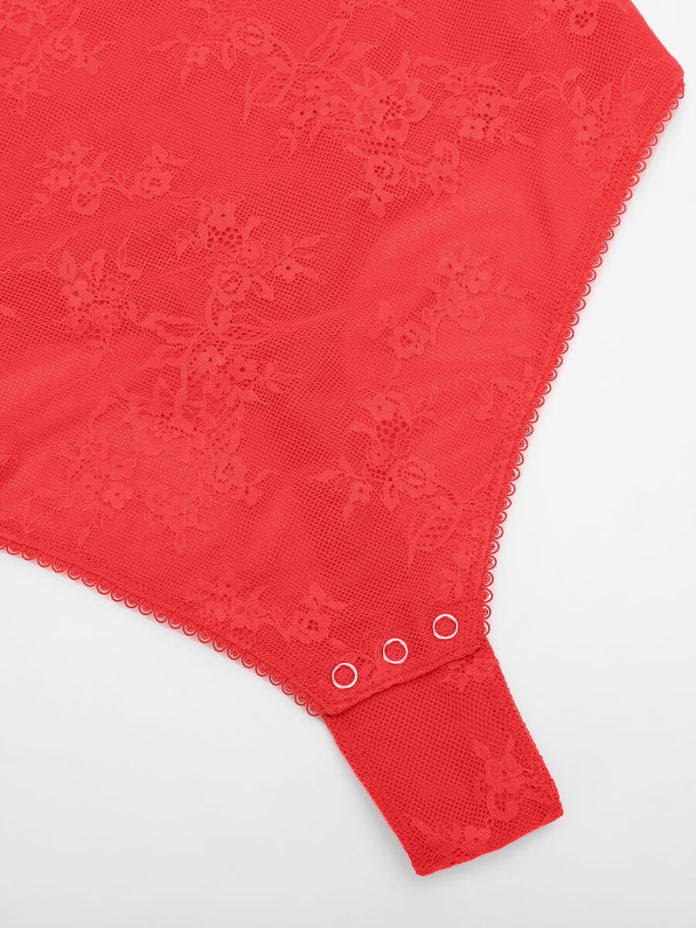 Seamless Sexy Deep V-Neck Lace Shaping Thong Bodysuit