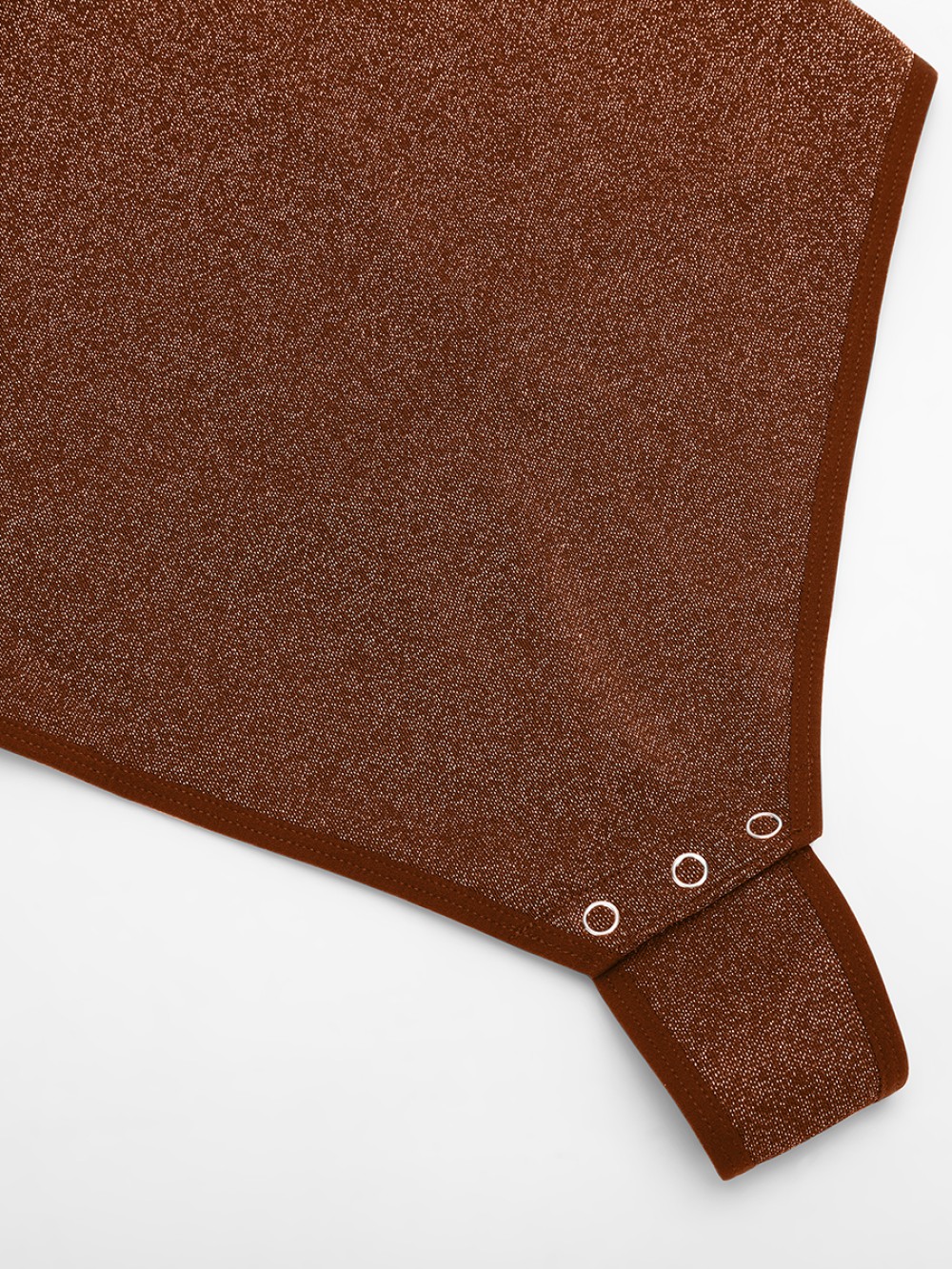 Shiny Draped Neck Shapewear Bodysuit with Built In Bra