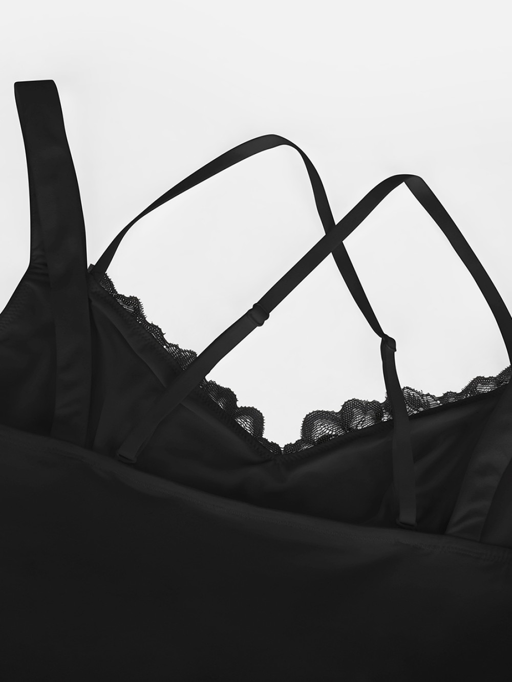 Lace V-Neck T-Back Waist and Abdomen Shaping Thong Bodysuit