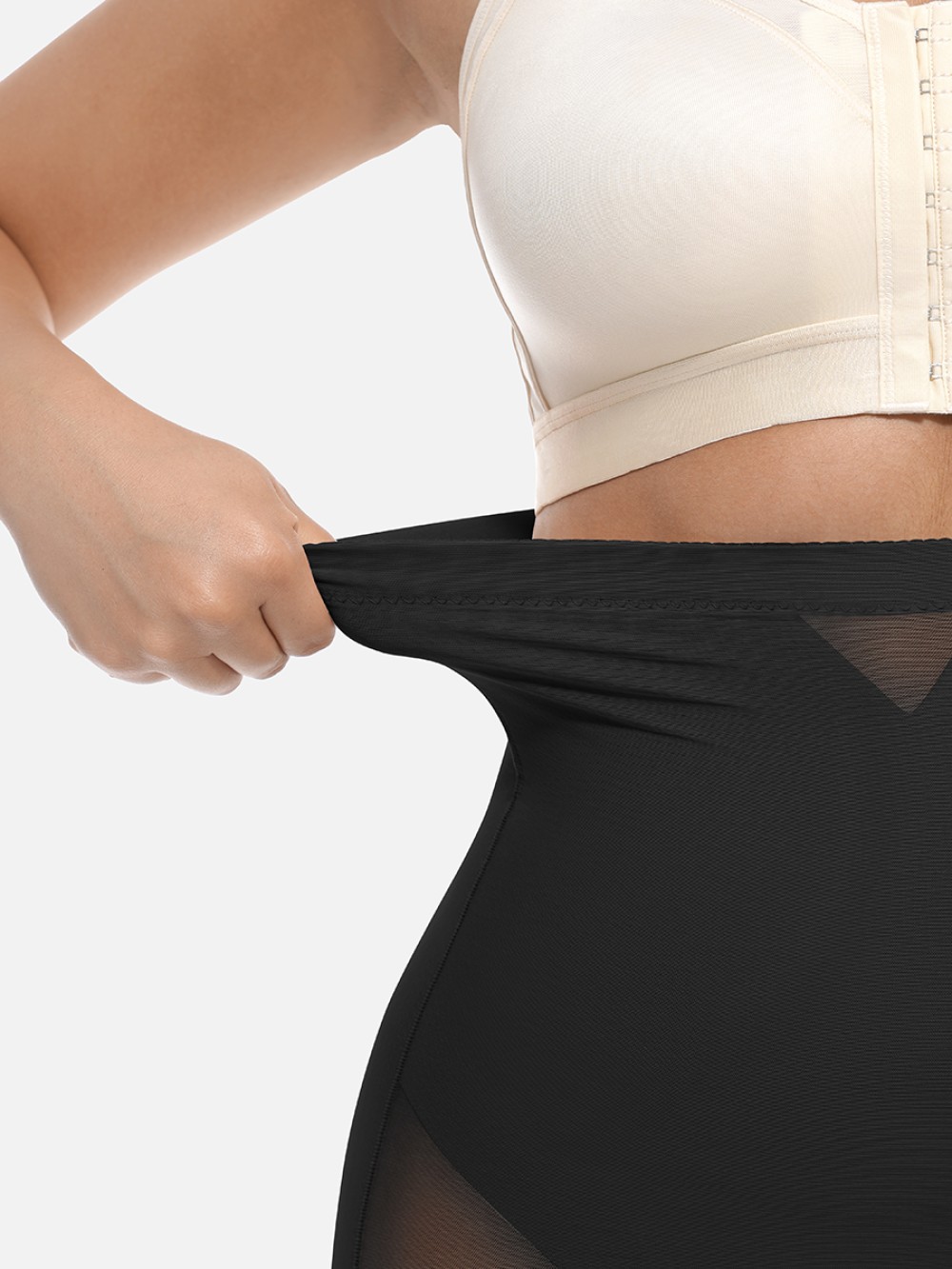 High-Waisted Butt Lift & Slimming Mid-Thigh Shaper Shorts