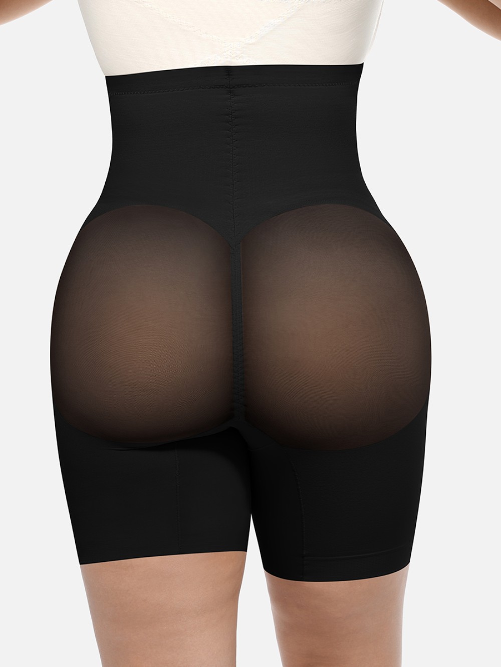 High-Waisted Butt Lift & Slimming Mid-Thigh Shaper Shorts