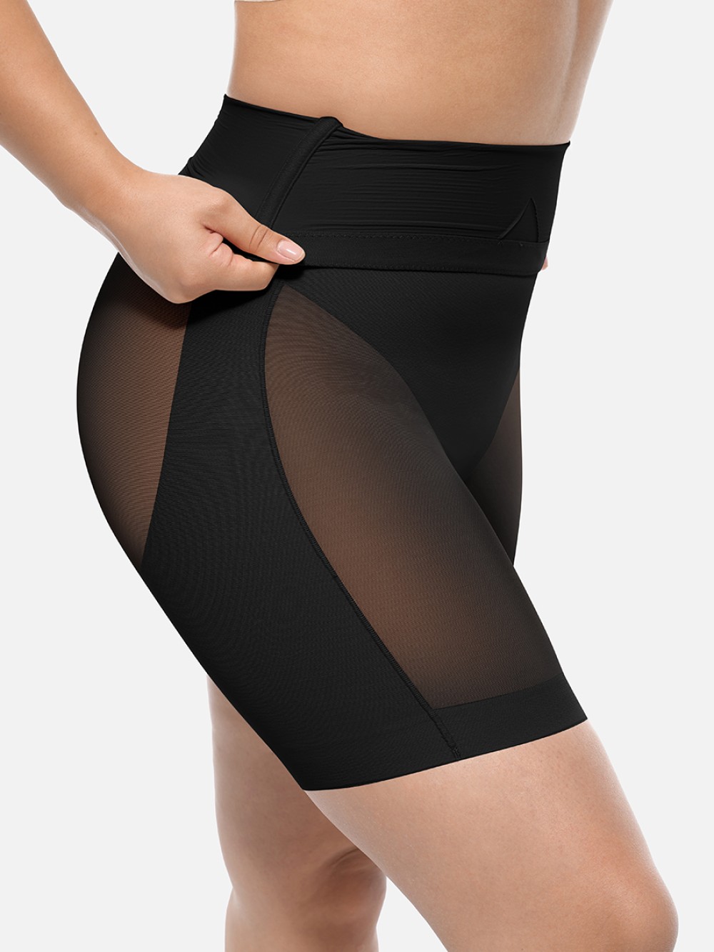 High-Waisted Butt Lift & Slimming Mid-Thigh Shaper Shorts