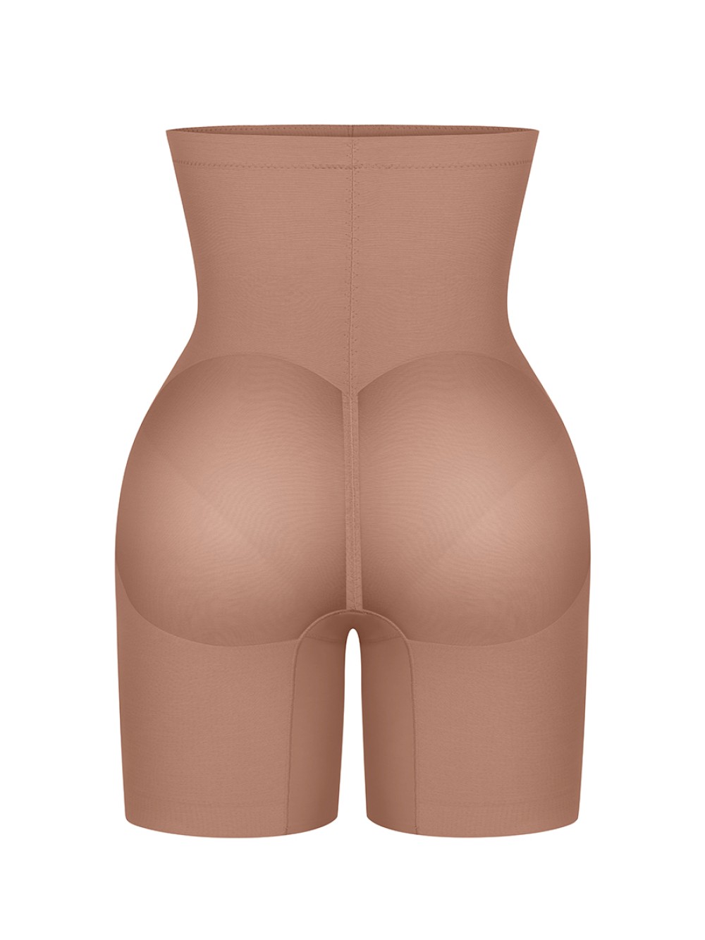 Seamless Adhesive High-Waisted Butt Lift & Slimming Mid-Thigh Shaper Shorts