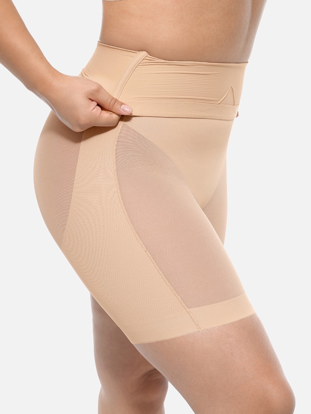High-Waisted Breathable Butt Lift & Slimming Mid-Thigh Shaper Shorts