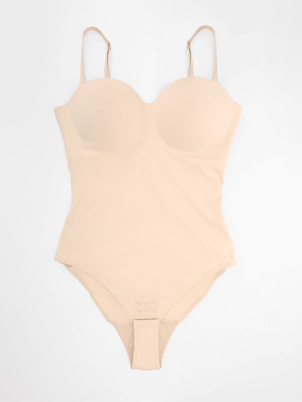 Seamless Underwire Half Cup Shapewear Bodysuit