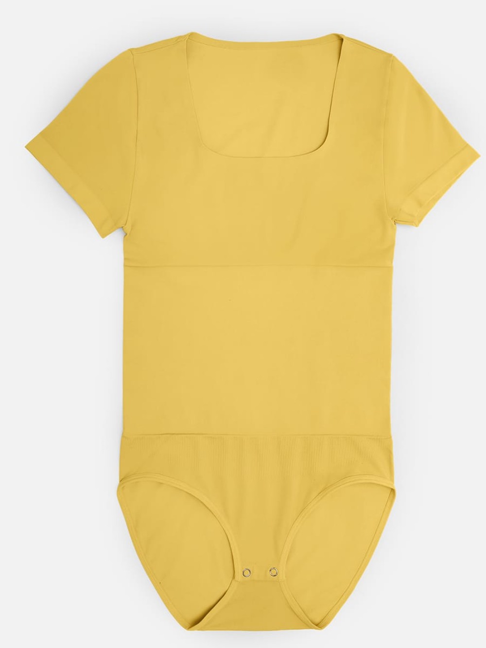 Seamless Scoop Neck Buttery Soft Tummy Control Shapewear Bodysuit Daily Wear