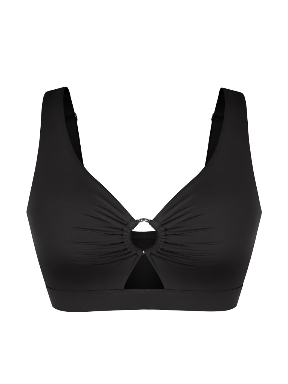 Sexy Keyhole Swimsuit Deep V Bikini Sets Body Shaper Control Panties