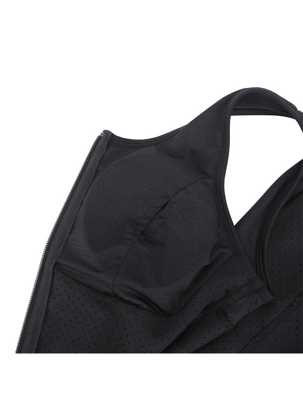 Front Zipper Full Body Shaper Tummy Fabric 100% latex Shapewear