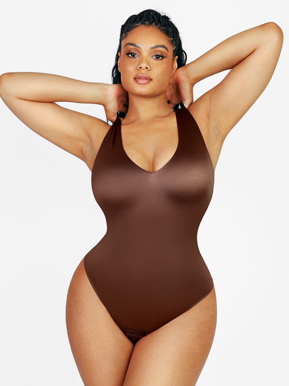 wholesale new design brown color shapewear bodysuit for women tummy trimmer control