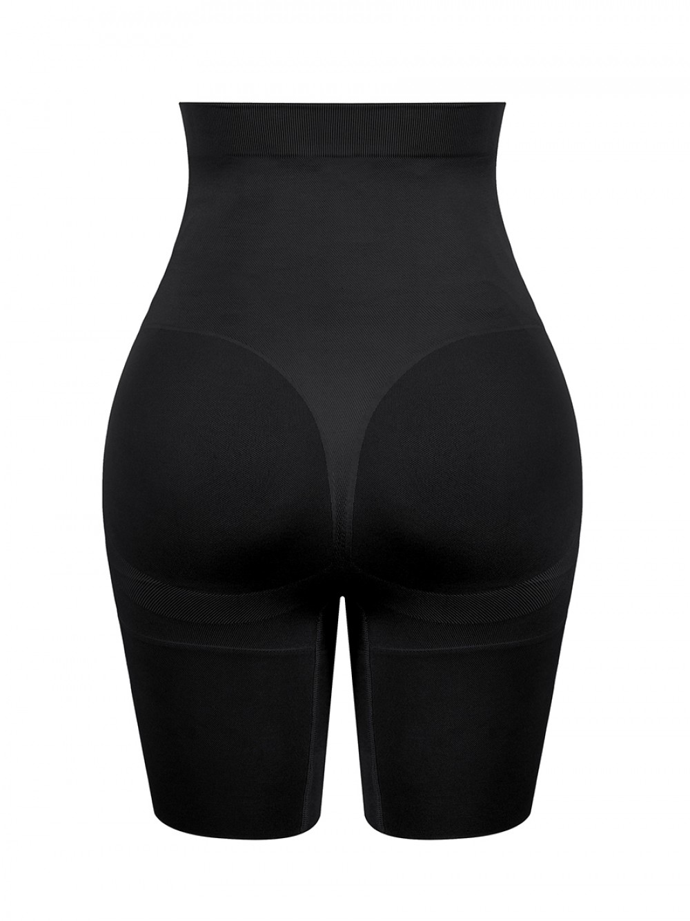 Black Seamless Solid Color Maternity Panty Buckle Firm Foundations