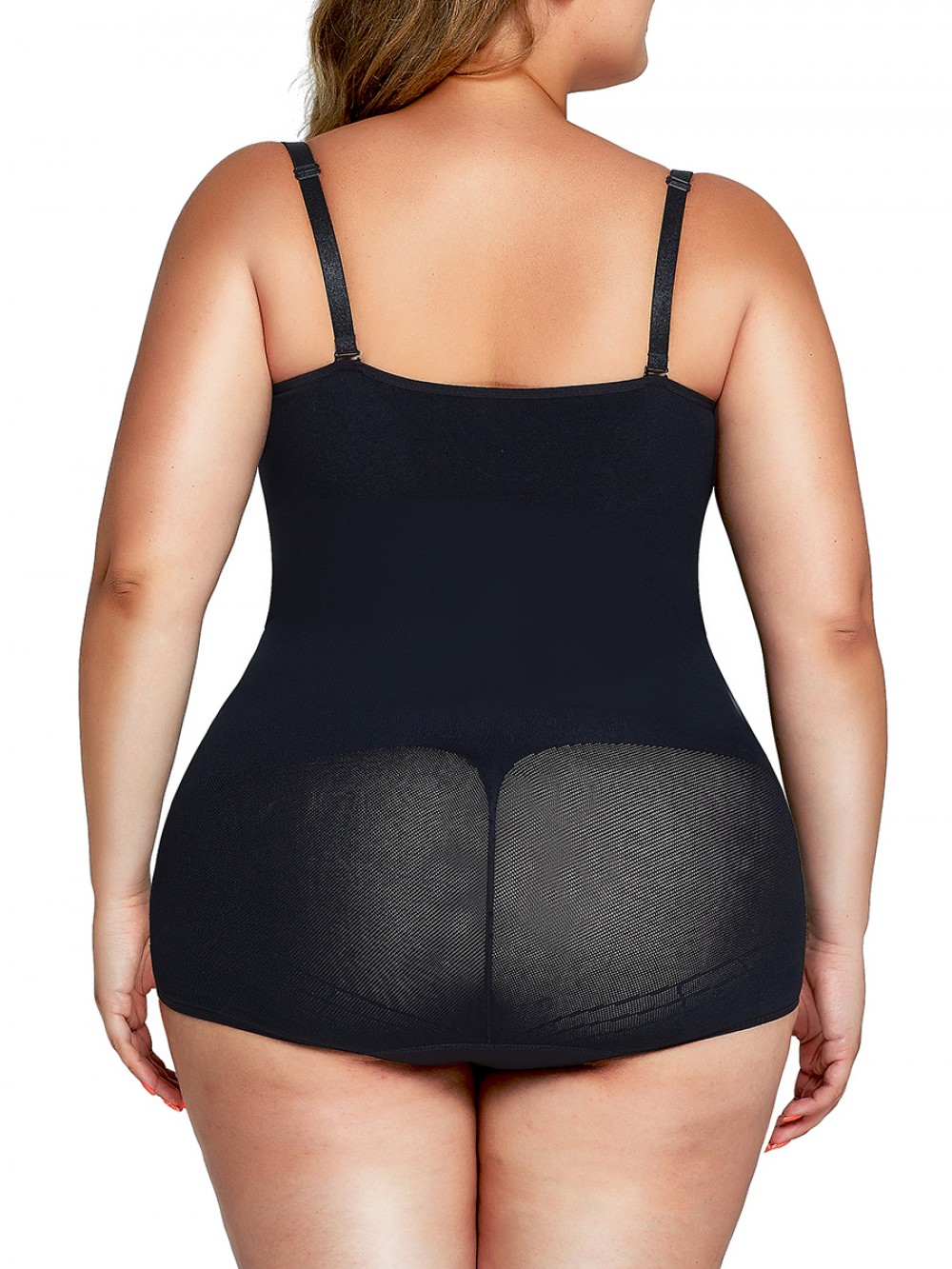 Slimmed Black Shaper Bodysuit Tummy Control Plus Size Ladies
