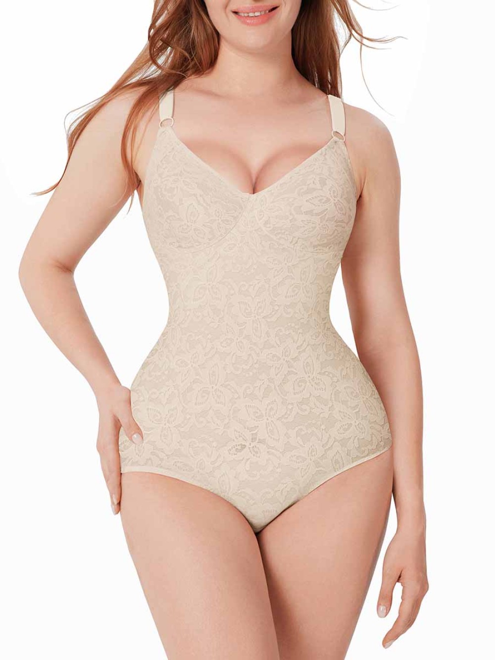 High Quality V Neck Design Enhancer Butt Lifter Seamless Body Shaper