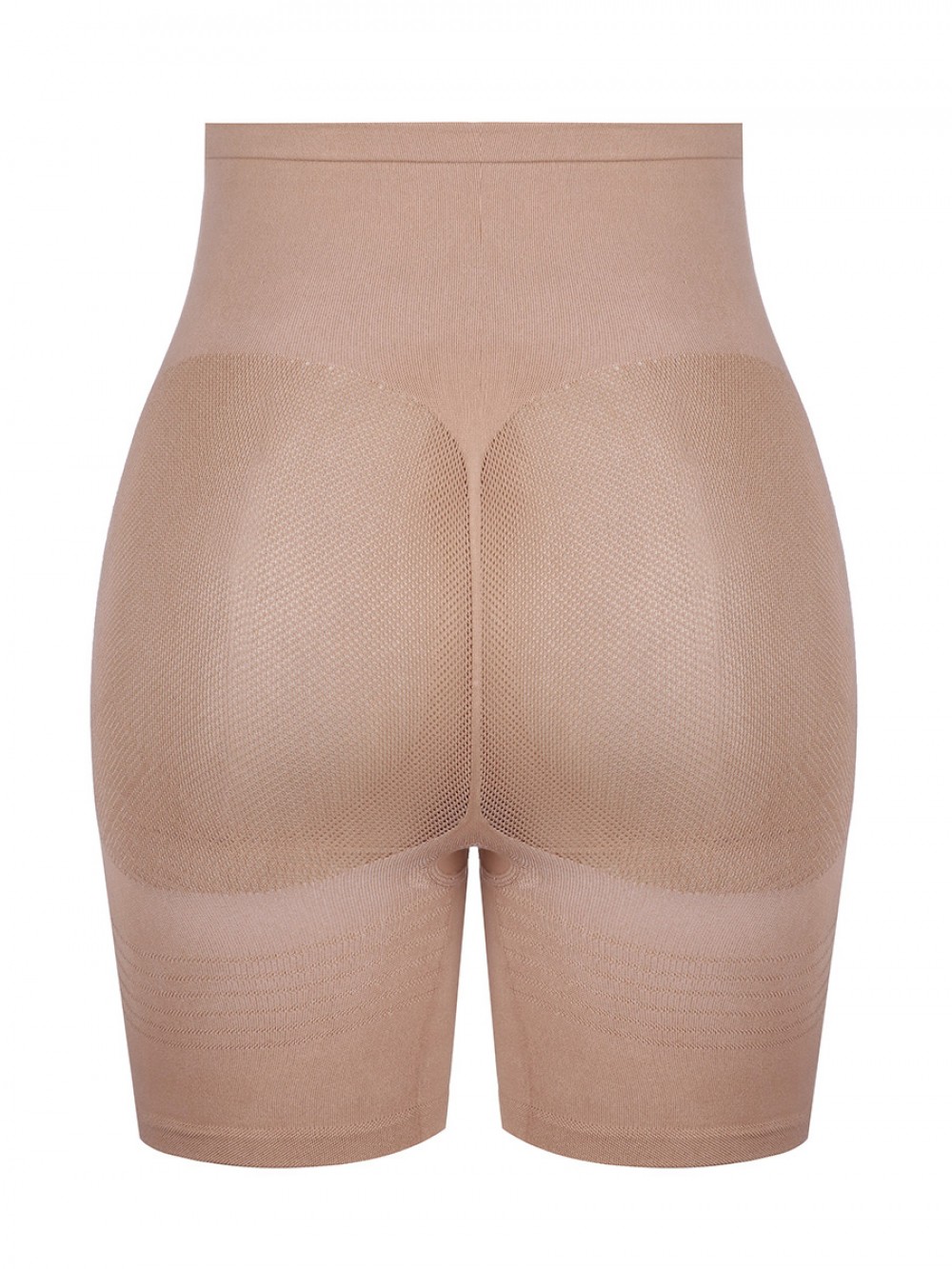 Skin Color Thigh Length Shorts Shaper High Rise Slimming Legs