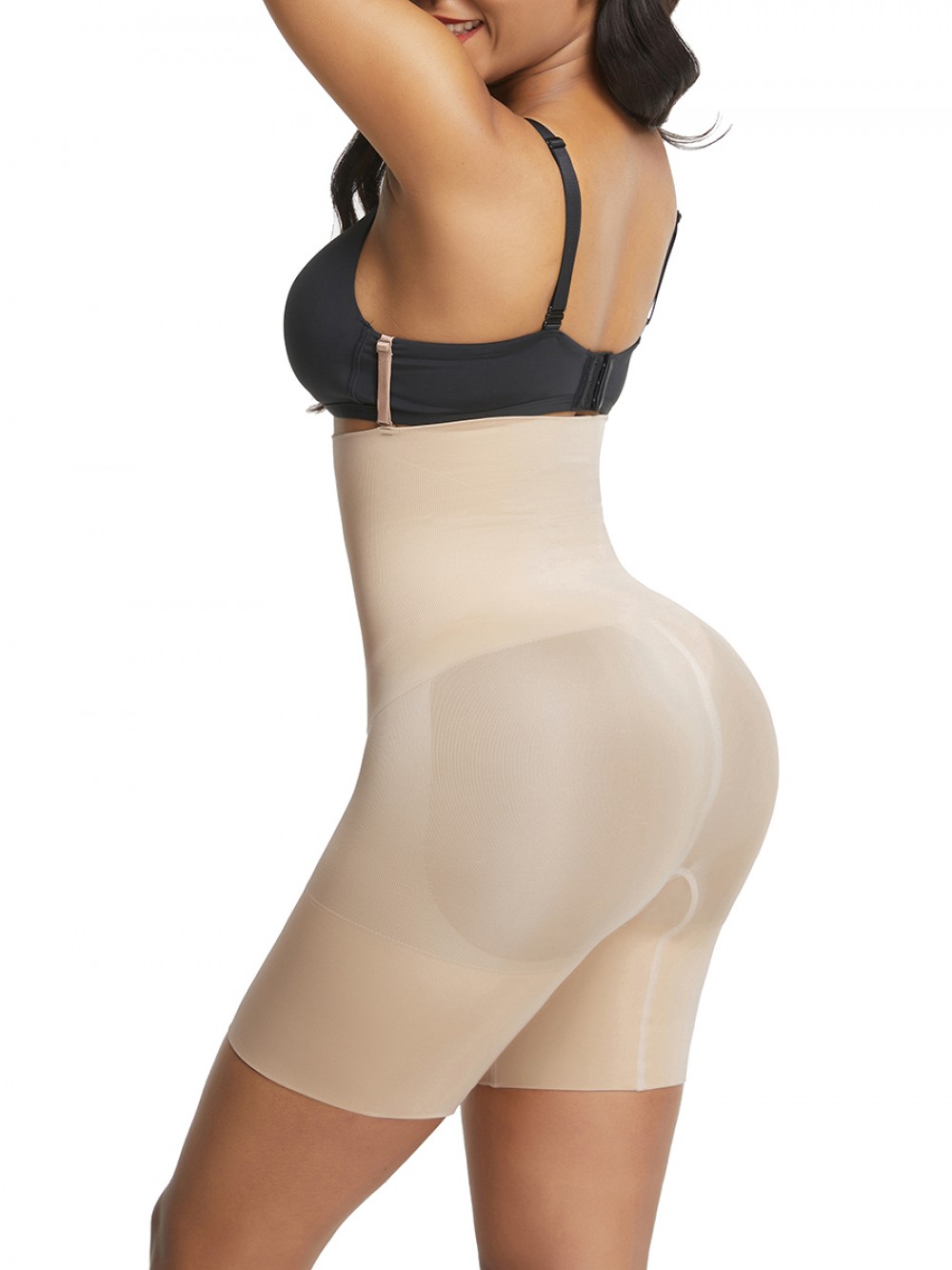 Shapewear Buttock Lift Skin Color High Waist Large Size Smooth Abdomen