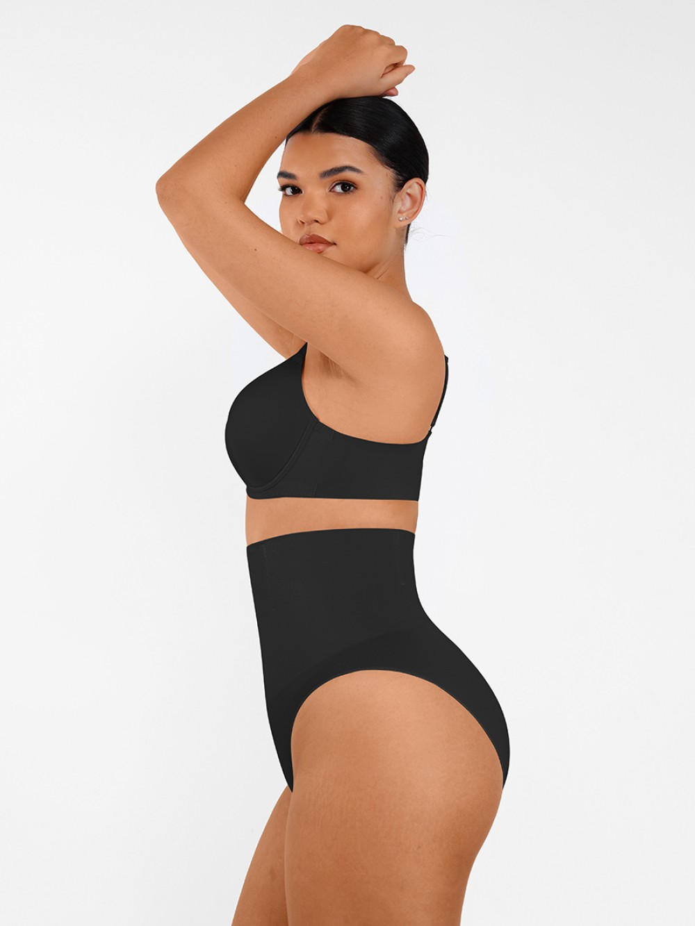 Custom Service High Waist Seamless Plus Size Butt Lifter Shorts