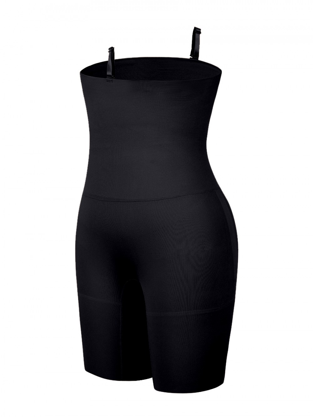 Black Seamless Shapewear Panty Sheer Mesh Abdominal Control