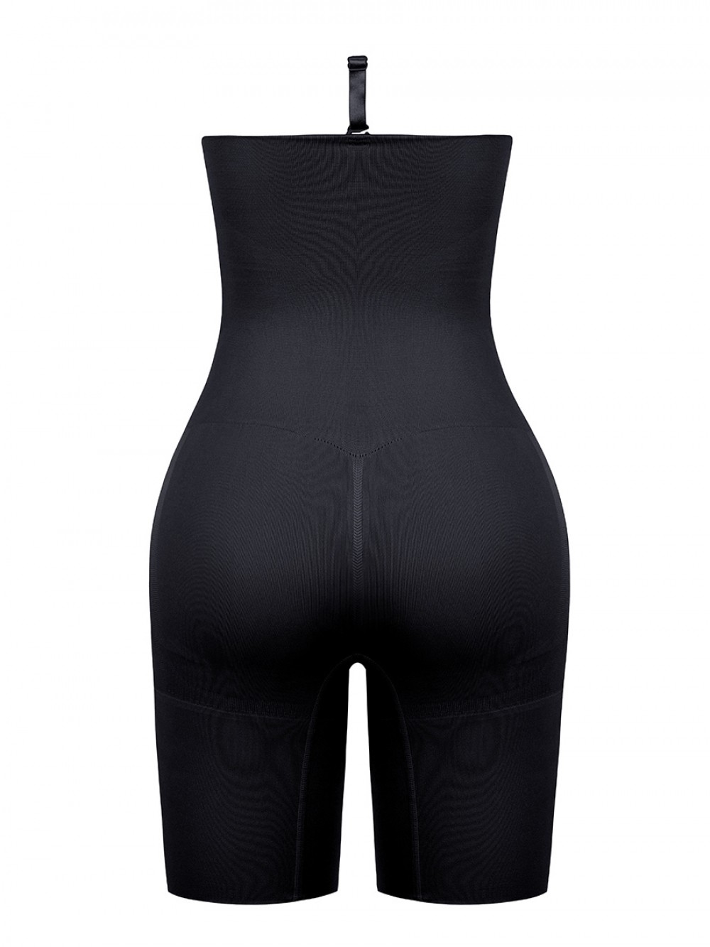 Black Seamless Shapewear Panty Sheer Mesh Abdominal Control