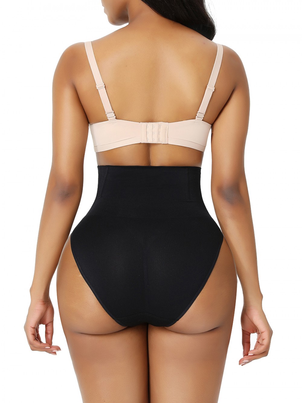 Black Seamless Plus Size Butt Lifter High Waist Perfect Curves