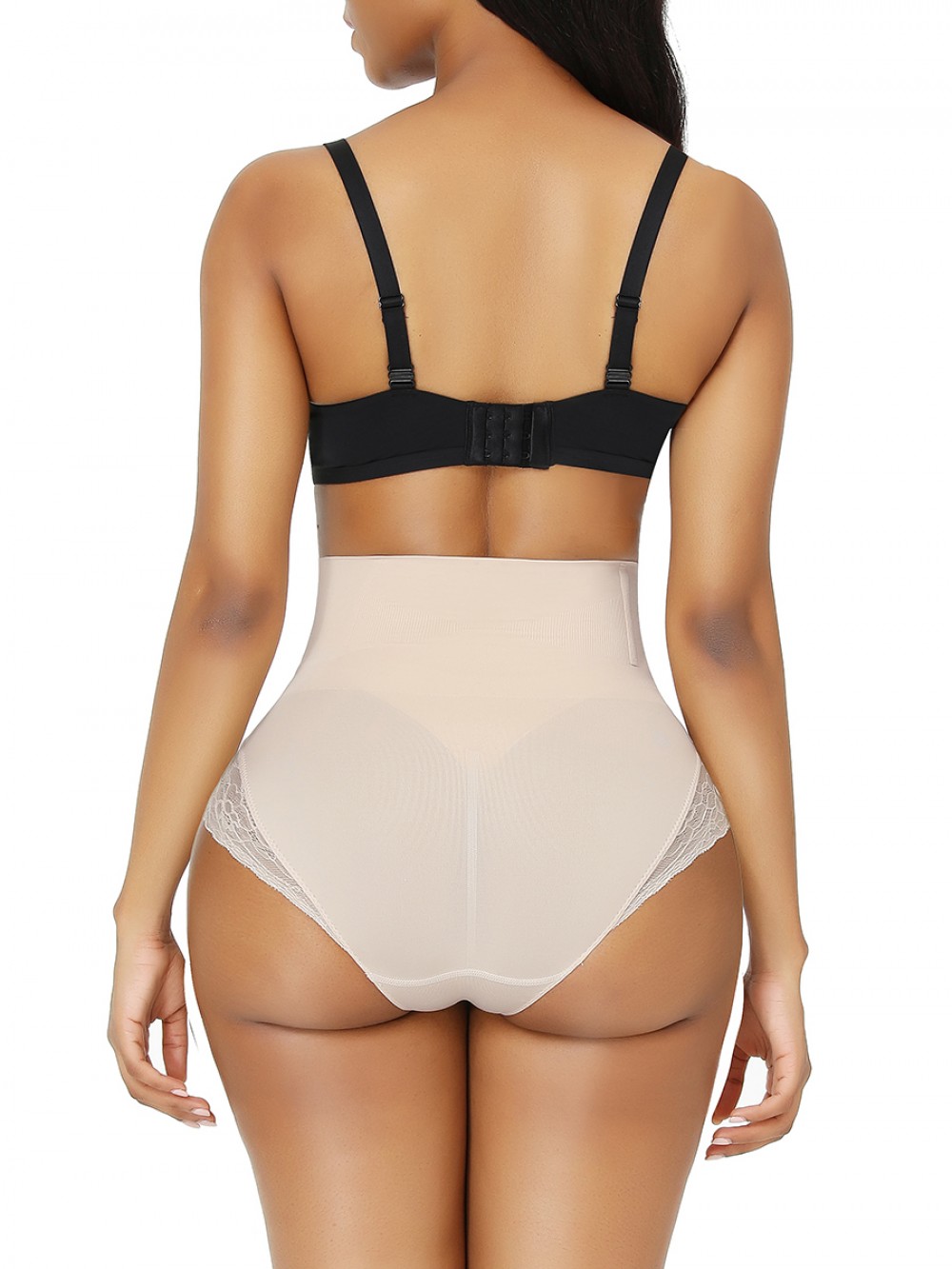 Nude High Waist Butt Lifter Large Size Sameless Firm Compression