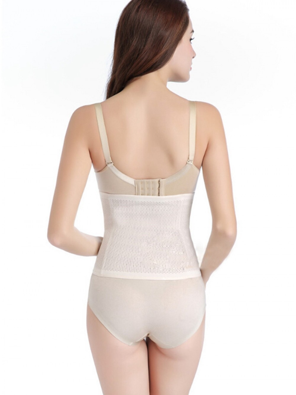 Skin Queen Size Waist Cincher 4 Rows Hooks