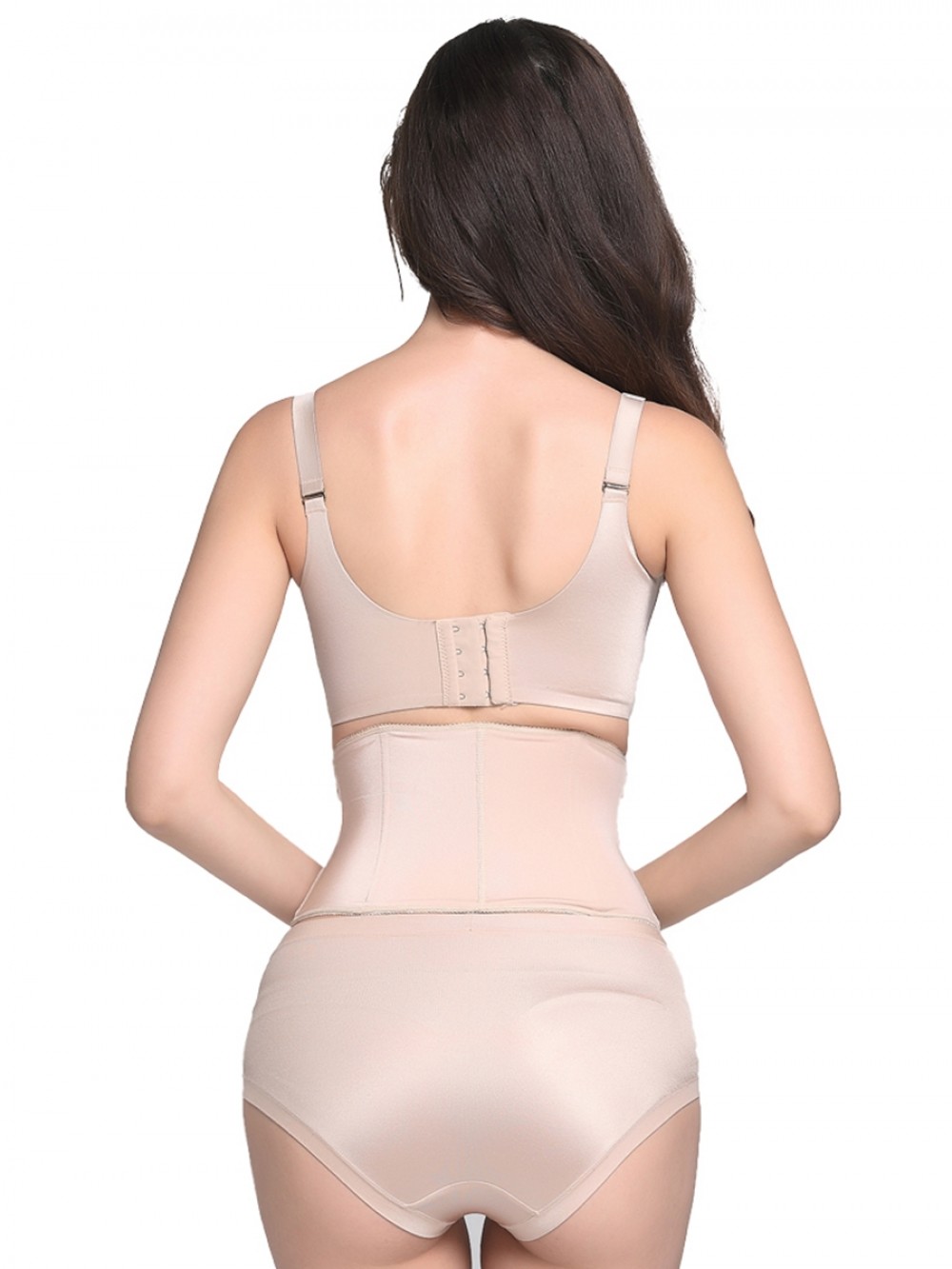 Skin Color Plus Size Short Waist Trainer For Workout