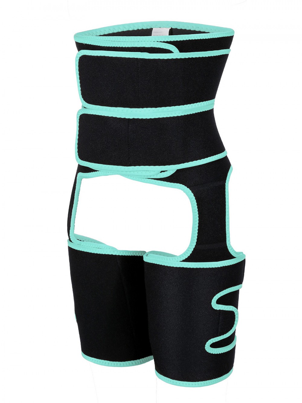 Custom Logo Light Green Neoprene High Waist Thigh Shaper Sticker