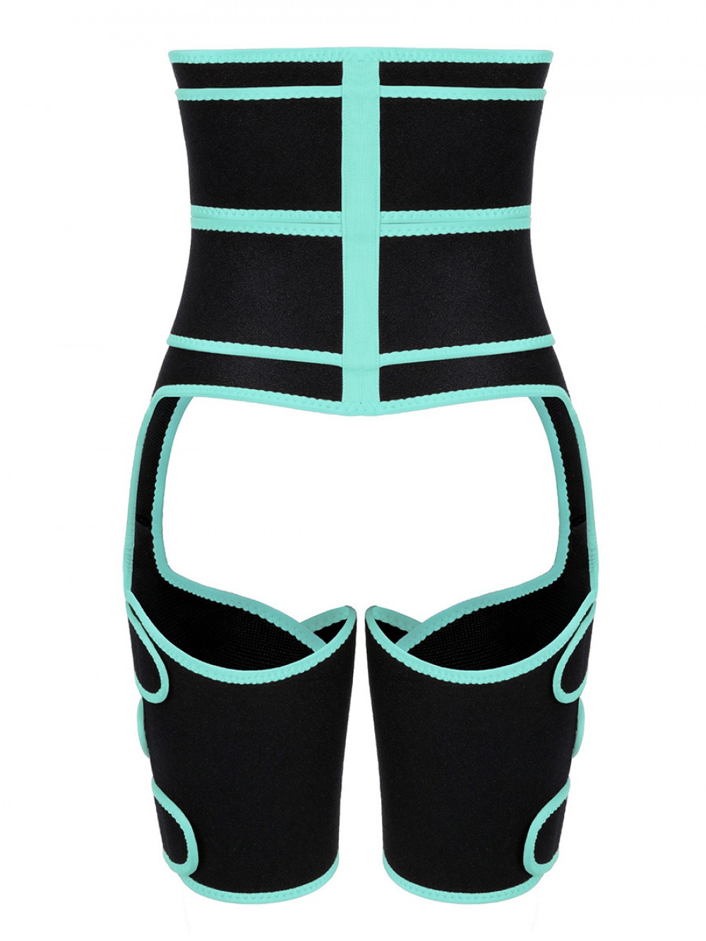Custom Logo Light Green Neoprene High Waist Thigh Shaper Sticker