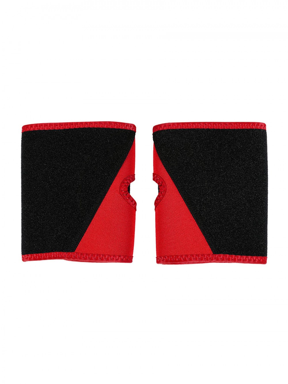 Red 2Pcs Colorblock Neoprene Arm Trimmers For Weight Loss