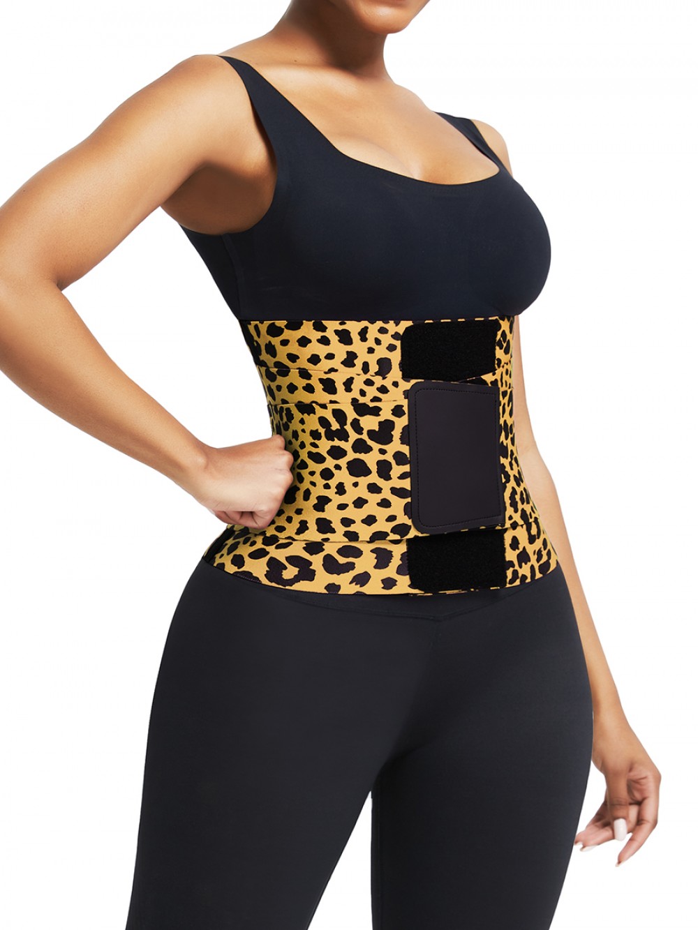 Leopard Print Neoprene Queen Size Waist Cincher Tummy Control