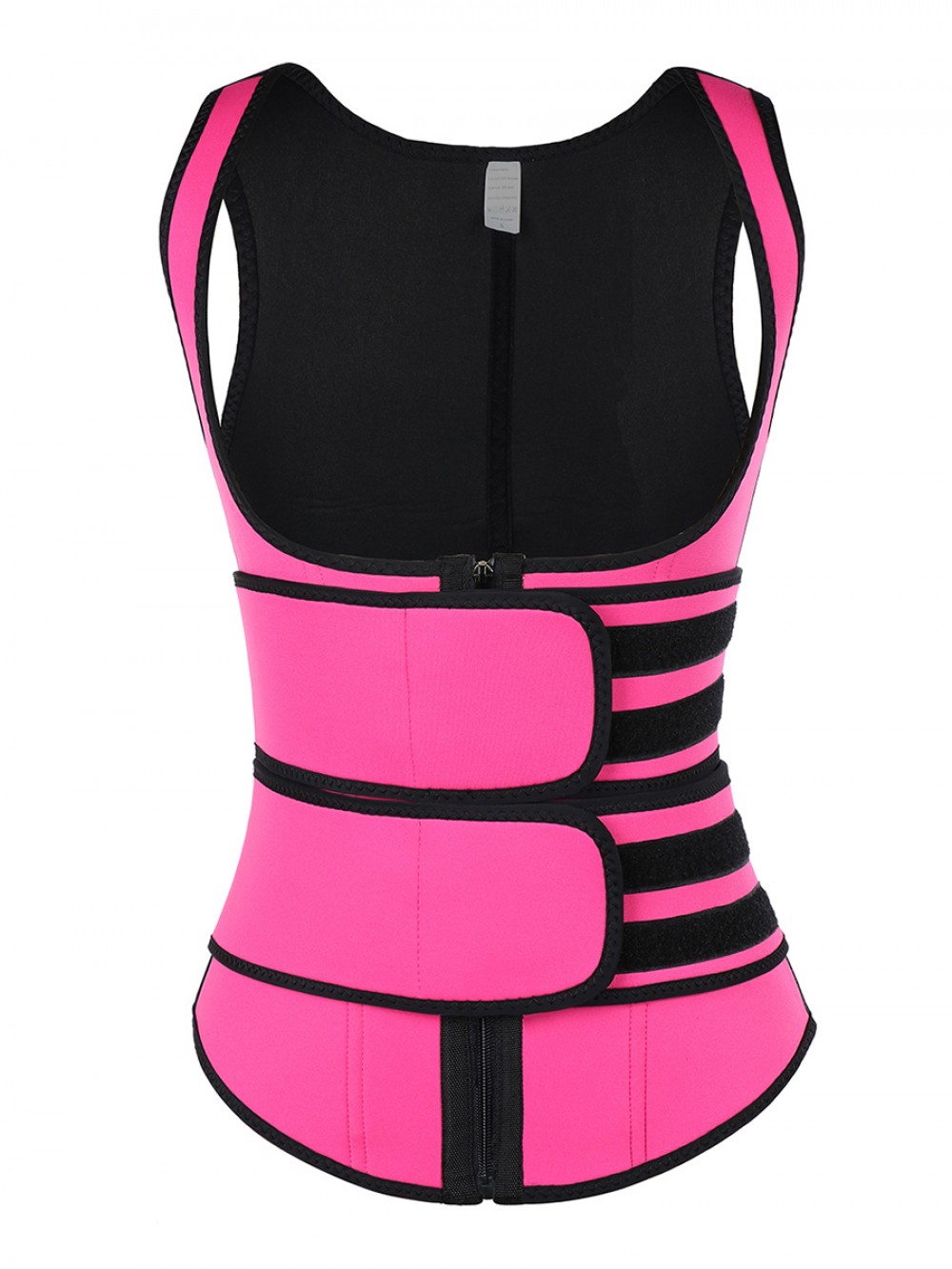 Tank Shaper Rose Red Double Belts Sticker Neoprene Firm Compression