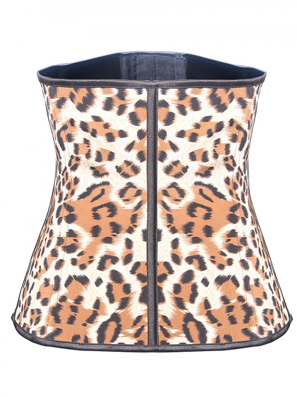 4 Steel Boned Sexy Slimming Woman Latex Leopard Corset