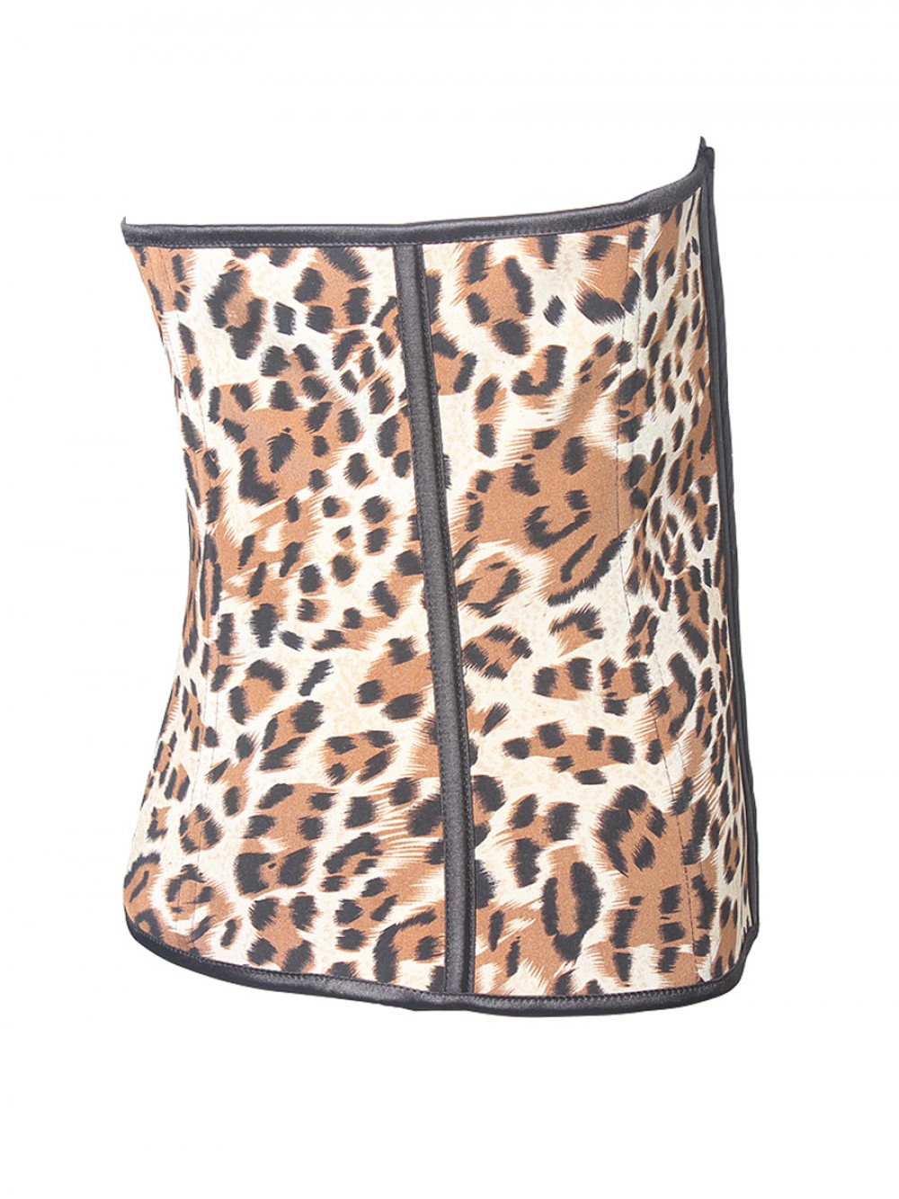 4 Steel Boned Sexy Slimming Woman Latex Leopard Corset
