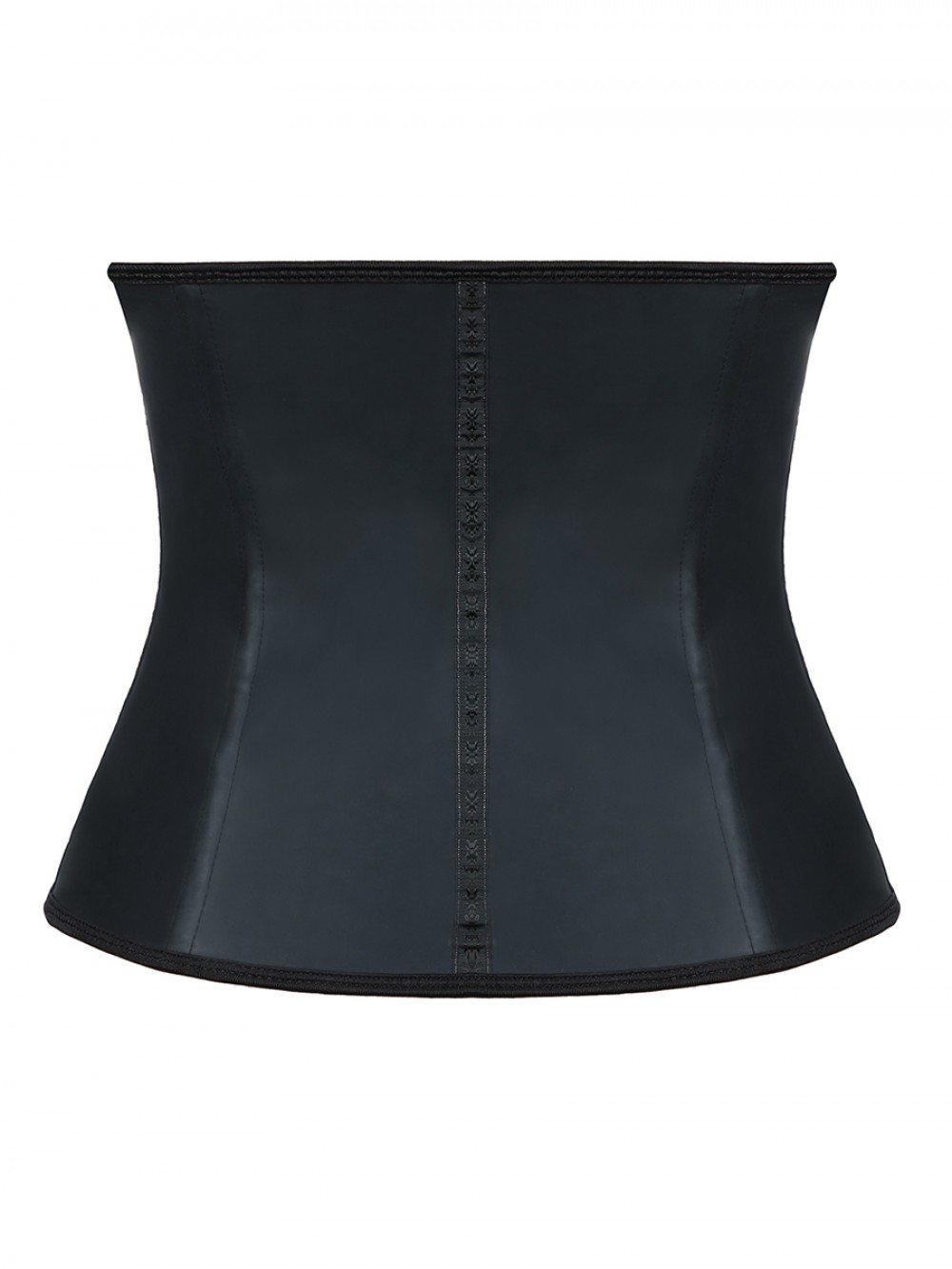 Abdominal Slimmer Black Latex 9 Steel Bones Waist Trimmer Big Size