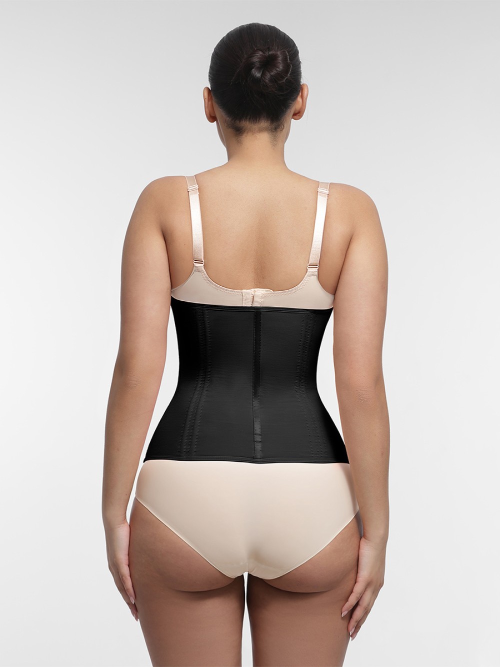 Fashion Hourglass Figure Shaping Waist Trainer with 15 Built-in Steel Bone