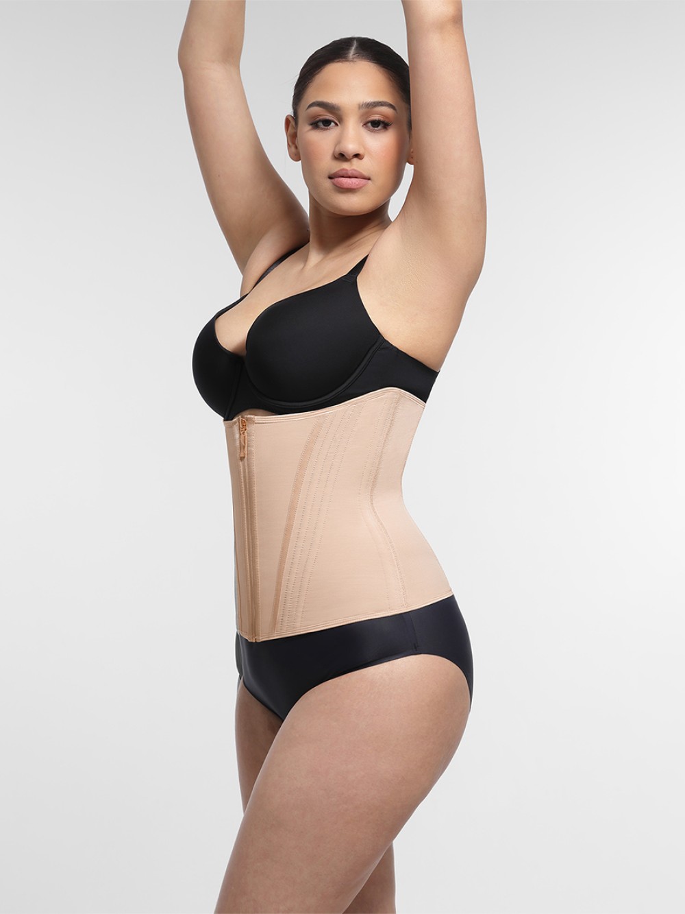 Hourglass Figure Shaping Waist Trainer with 15 Built-in Steel Bone