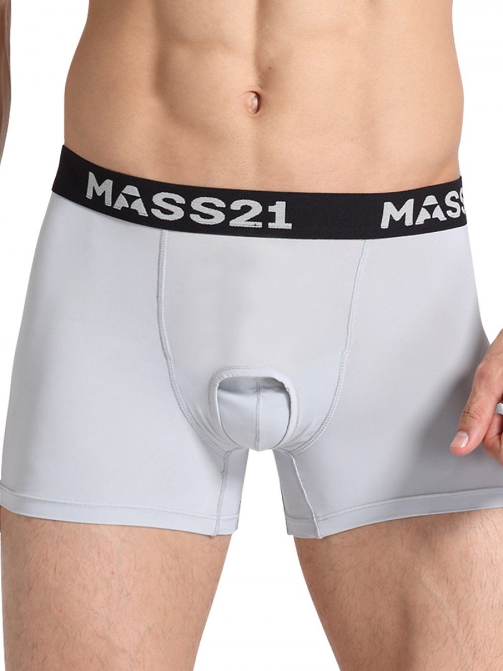 Classic Gray Thigh Length Men Underwear Patchwork Online Cheap