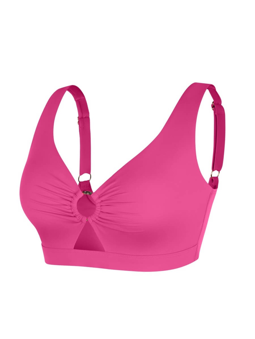 Tummy Control Mesh Lining Swimsuit Set Removable Pads Adjustable Back Straps