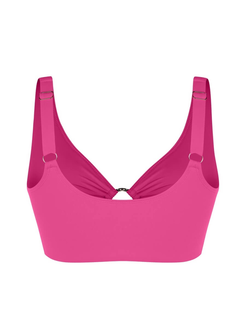 Tummy Control Mesh Lining Swimsuit Set Removable Pads Adjustable Back Straps