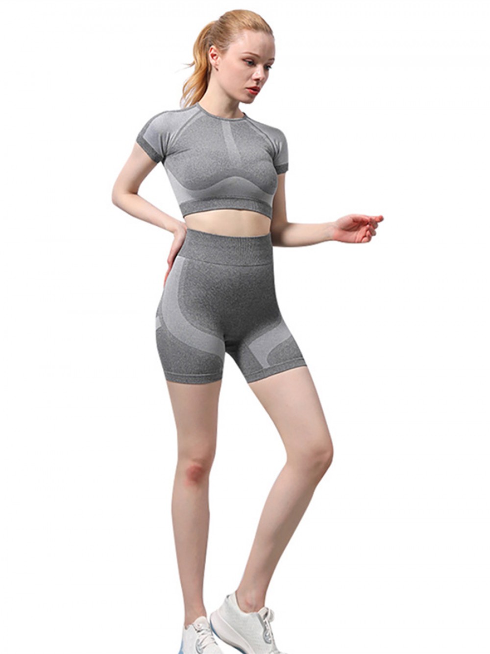 High Quality Seamless Women Yoga Suit