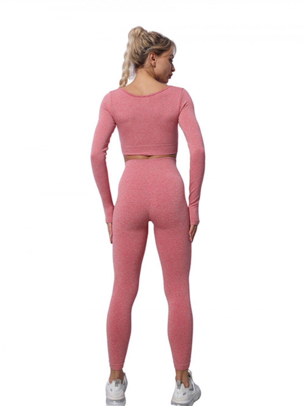 New Arrival Seamless Women Two Piece Sport Suit