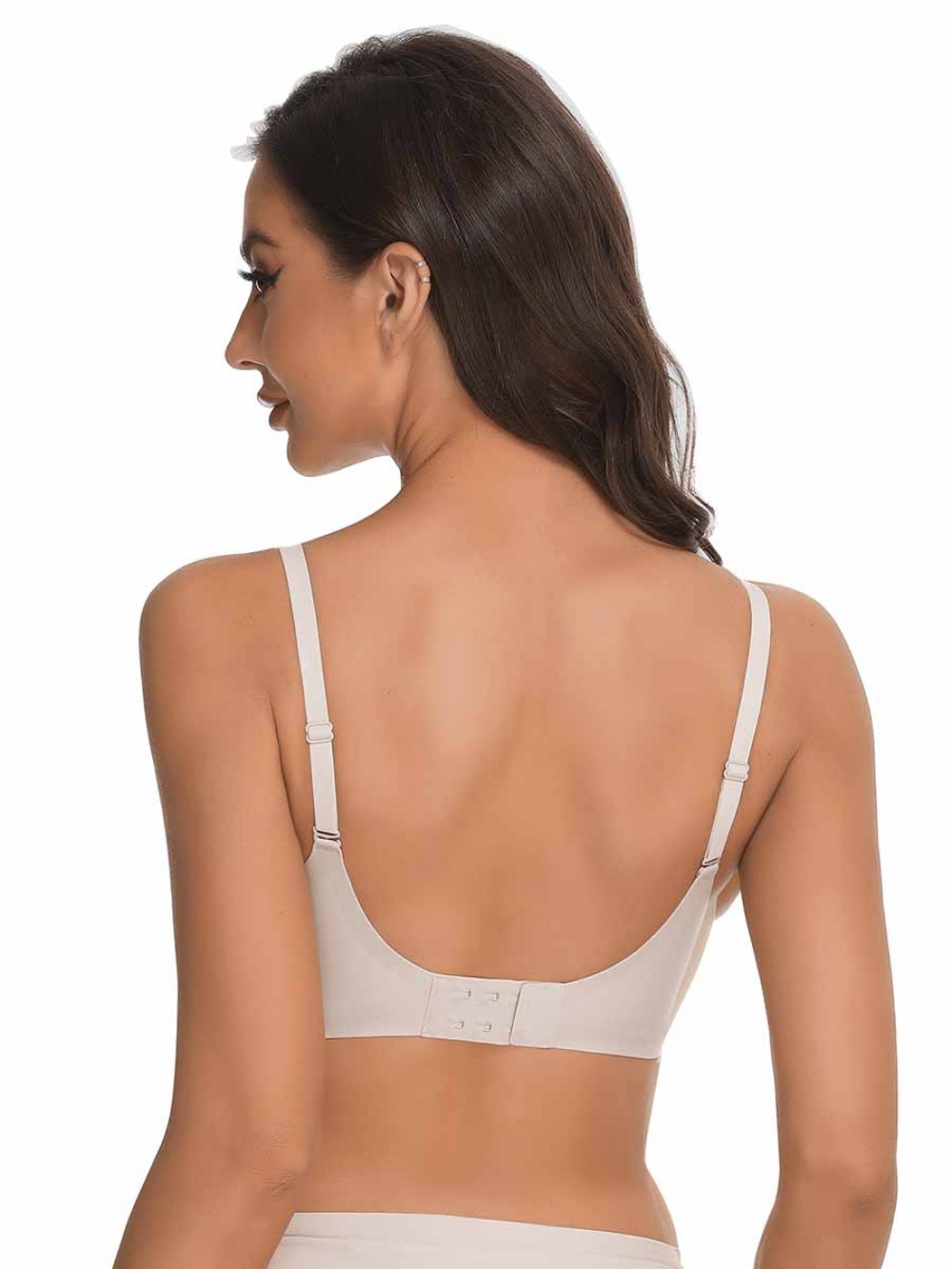 Nude Nice Quality Understated Luxurious Seamless Bra Slim Fit Style For Gym
